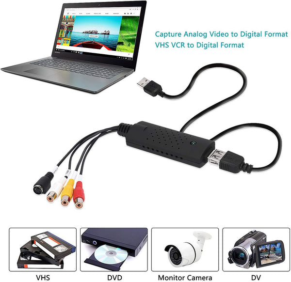 VHS, VHR And DVD To Digital Converter